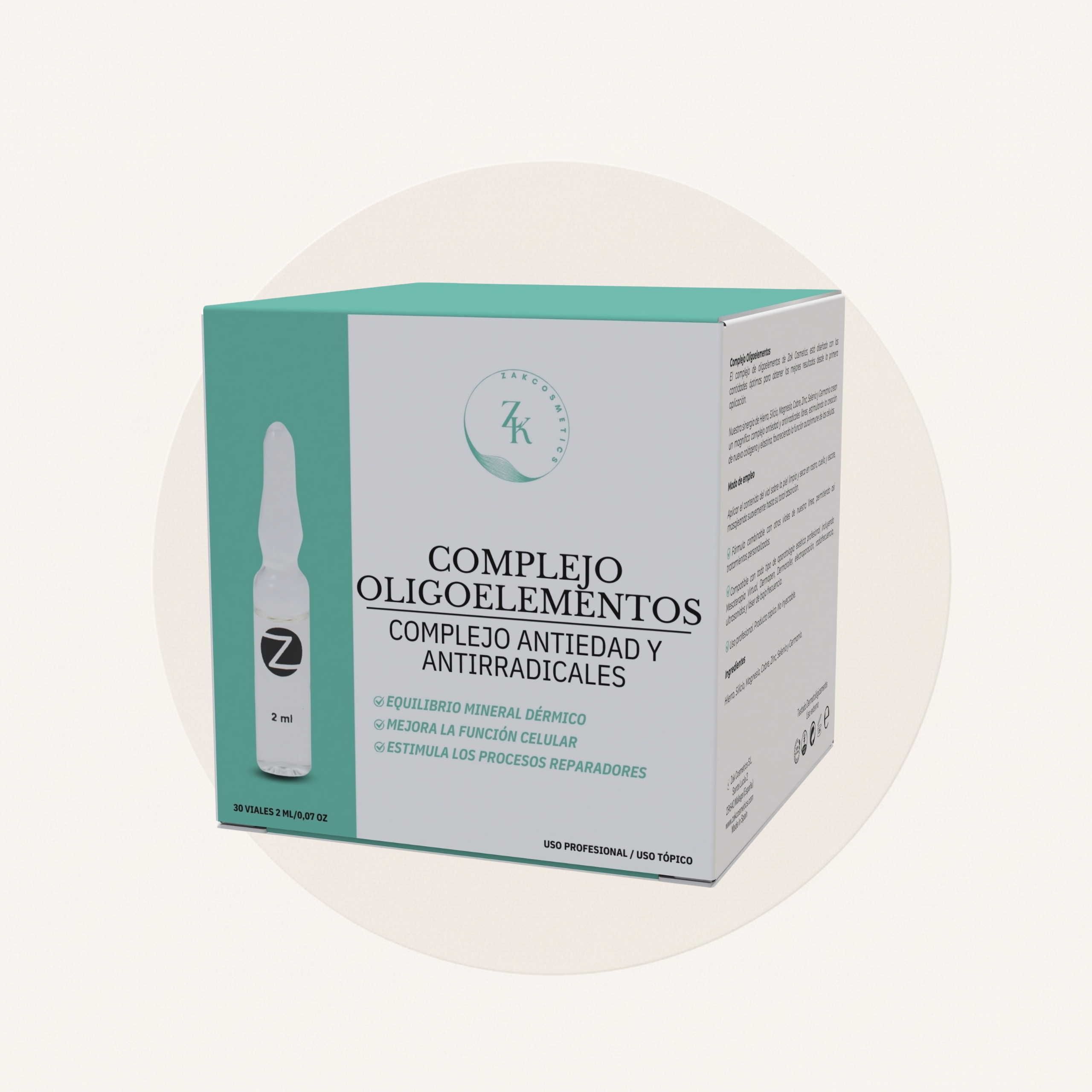 COMPLEJO DE OLIGOELEMENTOS 30 AMP. 2 ML