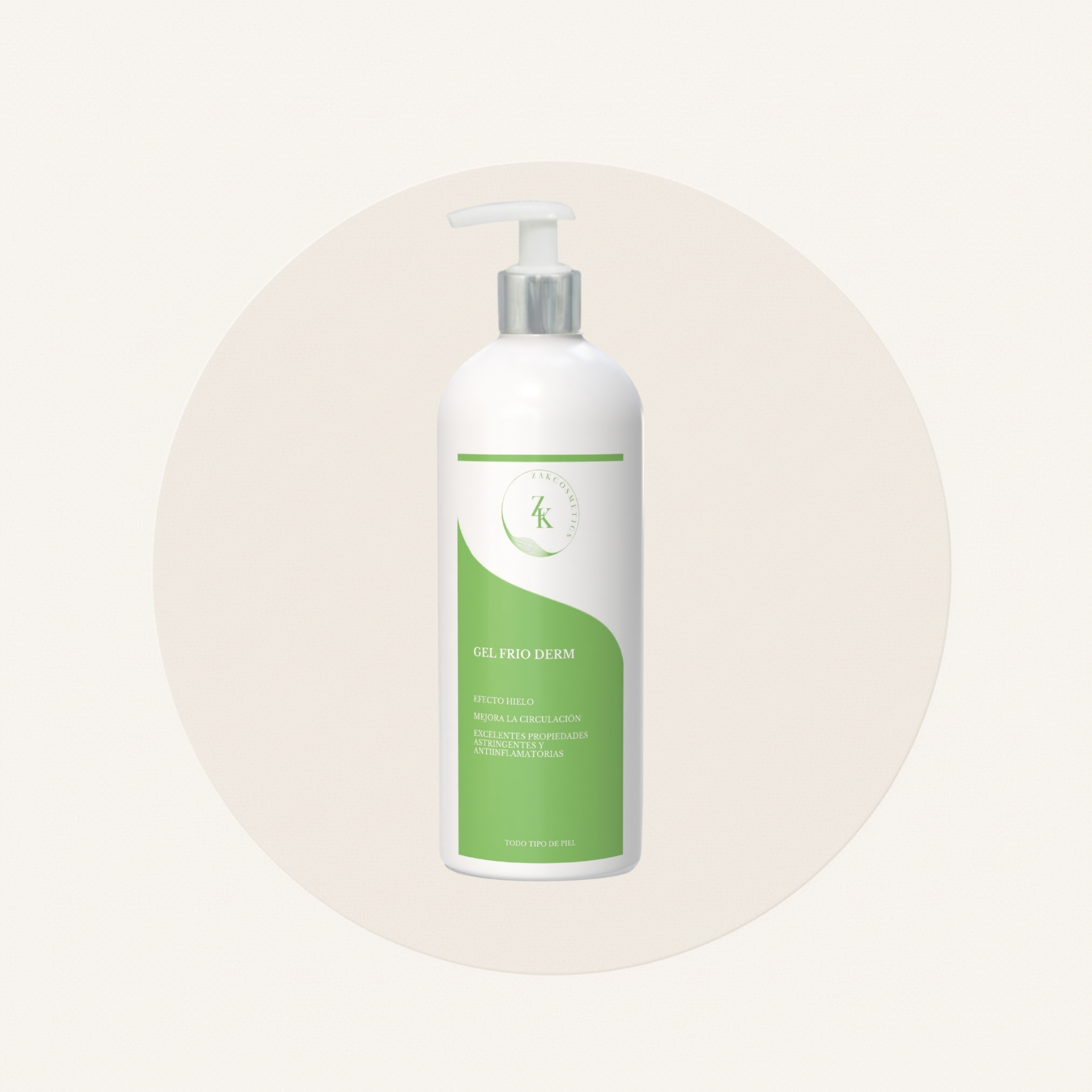 GEL FRIO DERM (EFECTO HIELO) 1000 ml